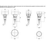 Round aluminum reflector for wall mounting Hard