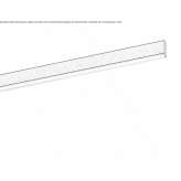 Aluminum linear lighting profile Majagua