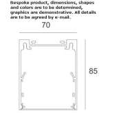 Aluminum linear lighting profile Hankendi