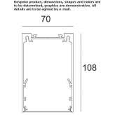 Aluminum linear lighting profile Hankendi