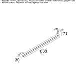 Ceiling linear lighting profile for LED modules Magana