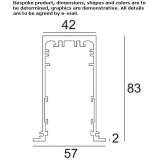 Aluminum linear lighting profile for LED modules Panhe