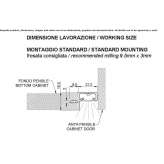 Aluminum linear lighting profile for LED modules Aserri