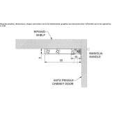 Aluminum linear lighting profile for LED modules Lago