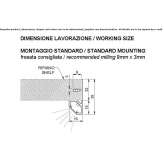 Aluminum linear lighting profile for LED modules Thilay