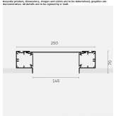 Aluminum linear lighting profile Wandong
