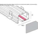 RGB linear lighting profile for LED modules Bjaerred