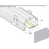 Linear lighting profile mounted on the wall and ceiling for LED modules Bjaerred