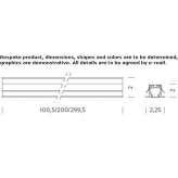 Aluminum linear lighting profile for LED modules Ekpedz