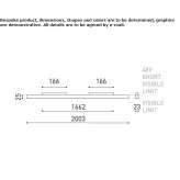 Aluminum linear lighting profile for LED modules Battice