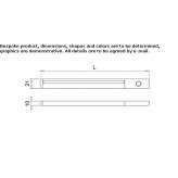 Surface-mounted aluminum LED profile Algadefe