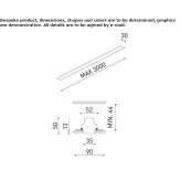 Aluminum linear lighting profile for LED modules Banknock