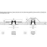 Linear light profile for LED modules Lendorf