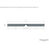 Built-in lighting profile for LED modules Pinson