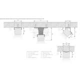 Furniture lighting / linear lighting profile Epse