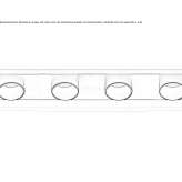 Ceiling linear lighting profile for downlights Uricho