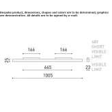 Aluminum linear lighting profile for LED modules Battice