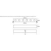 Linear light profile Chiaulis