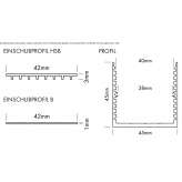 Aluminum linear lighting profile Wiesa