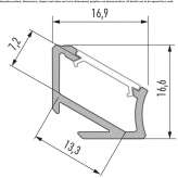 Linear light profile for LED modules Basaran