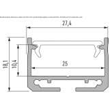 Linear light profile for LED modules Basaran