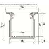 Linear light profile for LED modules Basaran