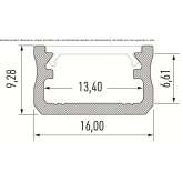 Linear light profile for LED modules Basaran