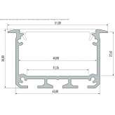 Linear light profile for LED modules Basaran