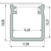 Linear light profile for LED modules Basaran