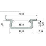 Linear light profile for LED modules Basaran