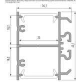 Linear light profile for LED modules Basaran