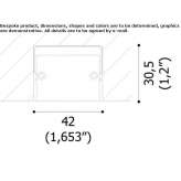 Aluminum linear lighting profile Ubaitaba