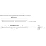 Silicone linear lighting profile for LED modules Anelo