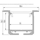 Linear light profile for LED modules Basaran