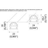 Aluminum linear lighting profile Ubaitaba