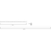 Aluminum linear lighting profile for LED modules Hoogwoud