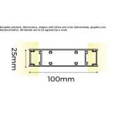 Aluminum linear lighting profile for LED modules Rucareni