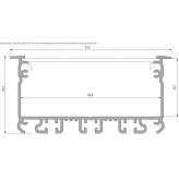 Linear light profile for LED modules Basaran