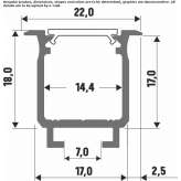 Linear light profile for LED modules Basaran