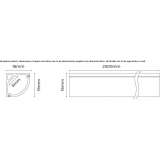Aluminum linear lighting profile for LED modules Bors