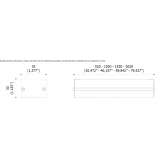 Aluminum linear lighting profile for LED modules Follina