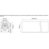 Aluminum linear lighting profile for LED modules Lofer