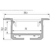 Linear light profile for LED modules Basaran