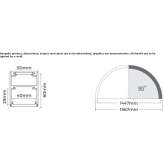 Aluminum linear lighting profile for LED modules Semiana