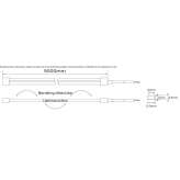 Silicone linear lighting profile for LED modules Anelo