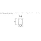 Aluminum linear lighting profile for LED modules Benasau