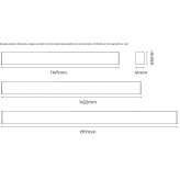 Aluminum linear lighting profile for LED modules Dubuque