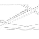 Ceiling aluminum linear lighting profile for LED modules Pilona