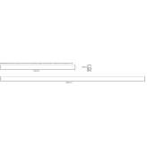 Aluminum linear lighting profile for LED modules Hoogwoud