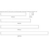 Aluminum linear lighting profile for LED modules Dubuque